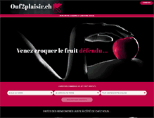 Tablet Screenshot of ouf2plaisir.ch